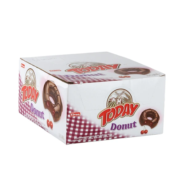 Today Donut Kek Vişneli 35Gr. 24 Adet (1 Kutu) - Resim 7