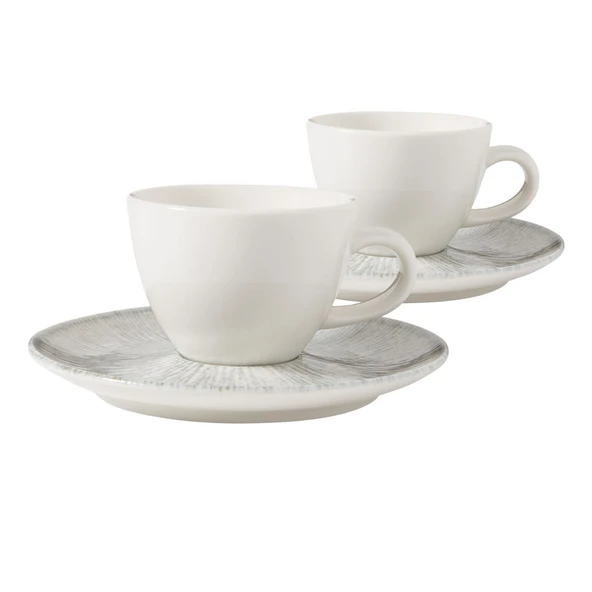 GÜRAL PORSELEN Bistro 2 Kişilik Çay Takımı 1401 - Resim 2