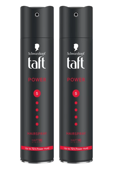 Taft Power Kafein Saç Spreyi 250ml - 2'li Set Güçlendirme