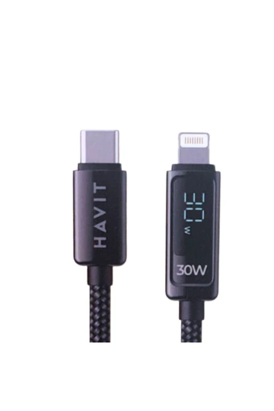 Havit Cb6246 Pd30w Type-c To Lightning (IPHONE) Göstergeli Şarj Kablosu - 2