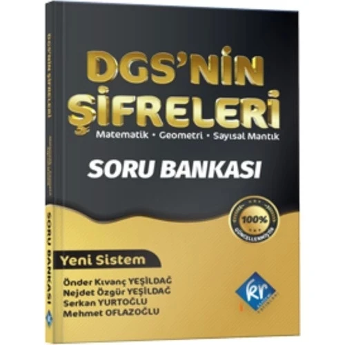 2023 DGS NİN ŞİFRELERİ SORU BANKASI  KR AKADEMİ