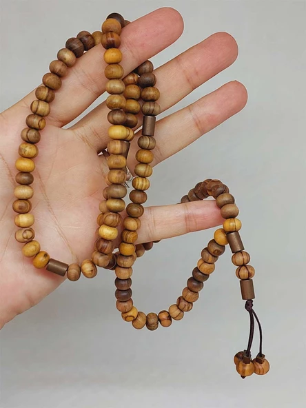 Zeytin Ağacı 108'lik Mala Kolye (5117) - 3