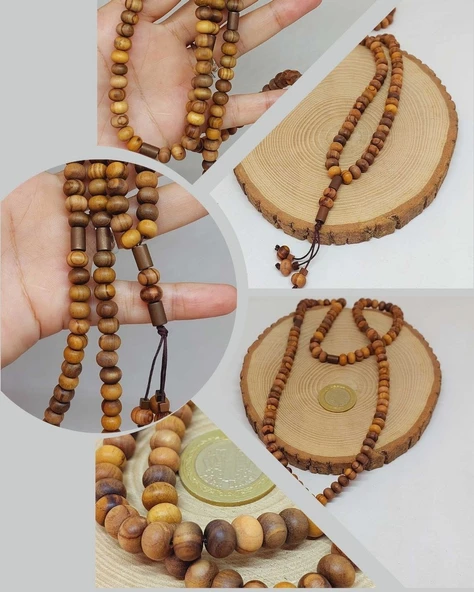 Zeytin Ağacı 108'lik Mala Kolye (5117)