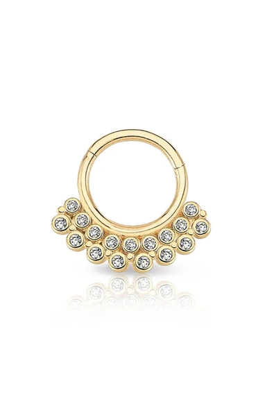 Çok Taşlı Altın Helix Piercing - 1