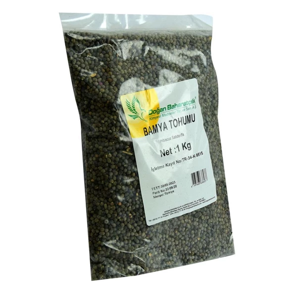 Doğan Baharatçılık Doğal Bamya Tohumu 1000 Gr Kiloluk Paket - 3