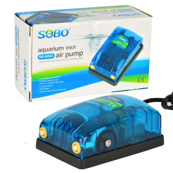 Sobo SB-648A Çift Çıkışlı Hava Motoru 4x2 L/Dak. 5 W