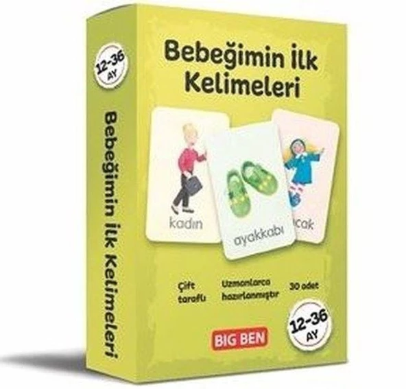 Bebeğimin İlk Kelimeleri Kartları 12 - 36 Ay - Resim 1