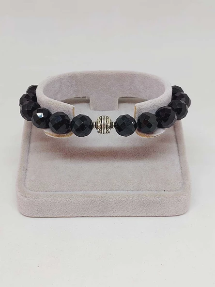 Sirius Serisi Turmalin Taşı 10mm Unisex Bileklik (52906) - Resim 2