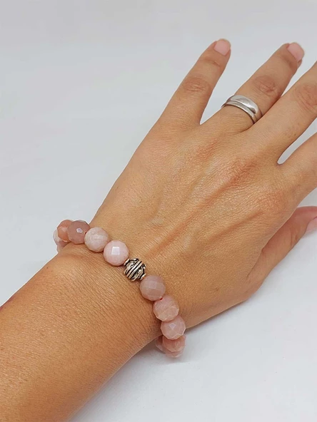 Sirius Serisi Güneş Taşı 10mm Unisex Bileklik (52912) - Resim 4