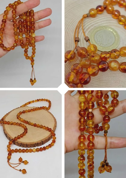 Kehribar Taşı Tesbih 99'Luk 8mm (23475)
