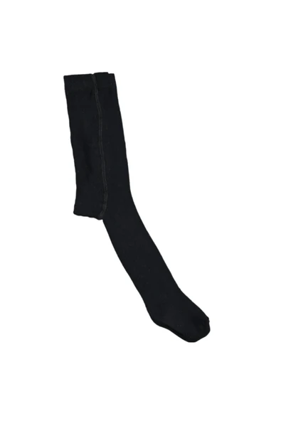 Çift Katlı Siyah Havlu Külotlu Çorap ürün görseli