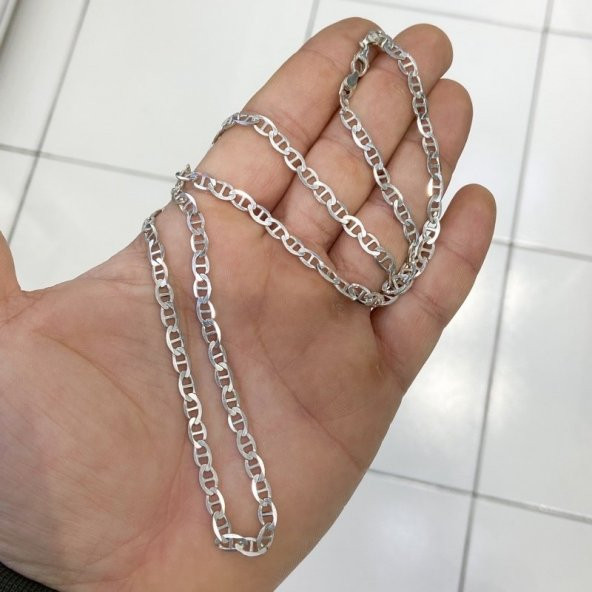 Klasik Efsane Model Erkek Zinciri 925 Gümüş Kolye - 2