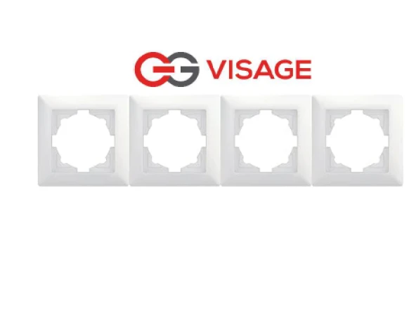 Günsan Visage Beyaz Dörtlü Çerceve