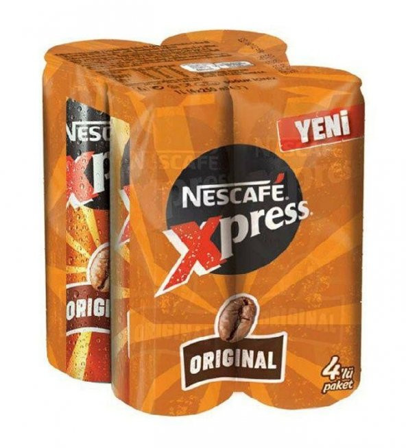 Nestle Nescafe Xpress Orjinal 250 ml 4 Adet