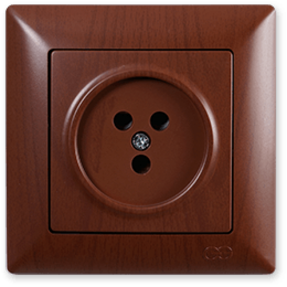 Günsan Amazon Ceviz Telefon Prizi Visage Seri Çerçevesiz