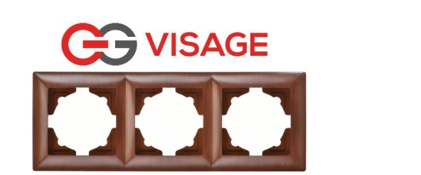 Günsan Visage Amazon Ceviz 3 Lü Çerçeve