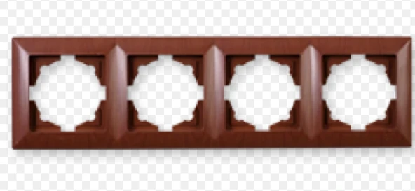 Günsan Visage Amazon Ceviz 4 Lü Çerçeve