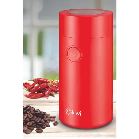 Kiwi KSPG-4820 Kahve ve Baharat Öğütücü Kırmızı ürün görseli