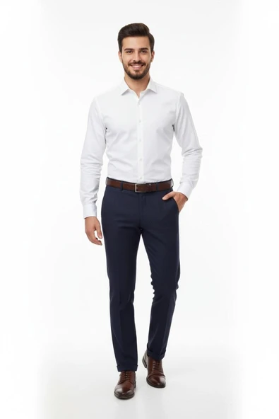 Erkek Kışlık Kumaş Pantolon BGL-ST03962 - Resim 4