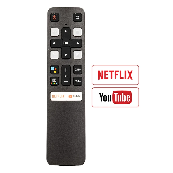 WEKO KL TCL RC802V FNR1/HTC120 NETFLIX-YOUTUBE TUŞLU LCD LED TV KUMANDA