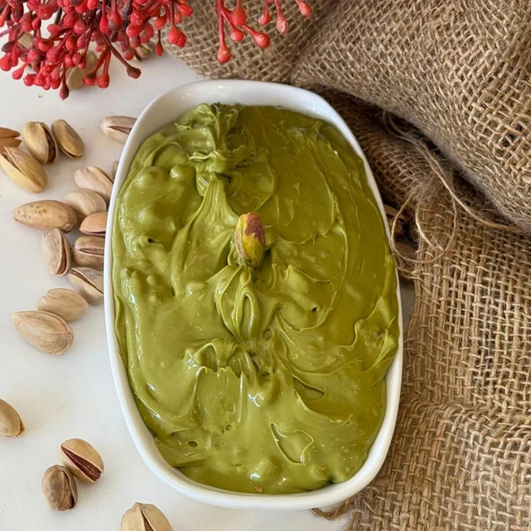Gurmepark Parçacıklı Antep Fıstığı Ezmesi Dökme 1000 g ℮ - 3