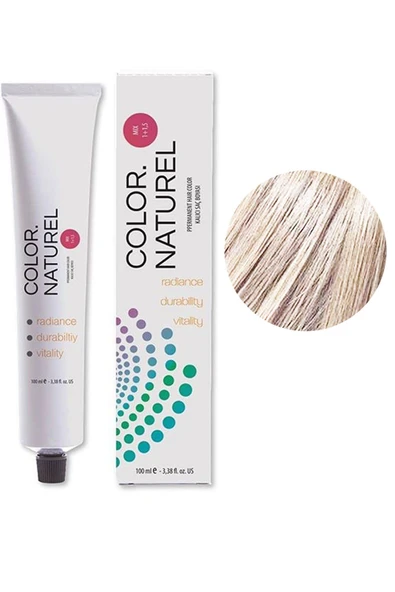Color Naturel Kalıcı Saç Boyası 100 ml 9.011 Doğal Yoğun Küllü Sarı