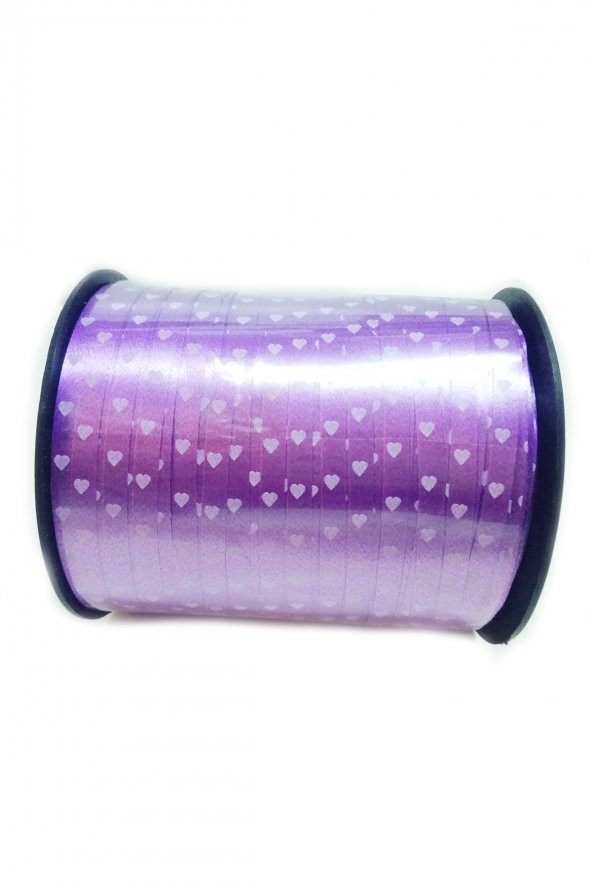 Beyaz Kalpli Mor Renkli Rafya Balon İpi  5mm x 200 mt - 2