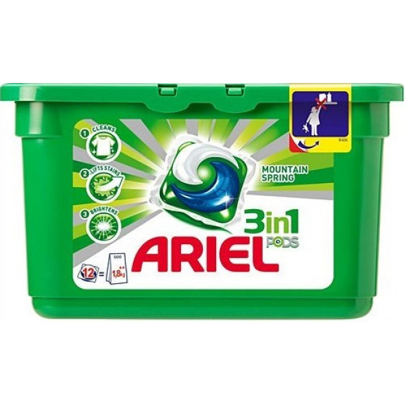 ARIEL 3 in 1 PODS DAĞ ESİNTİSİ 12 KAPSÜL