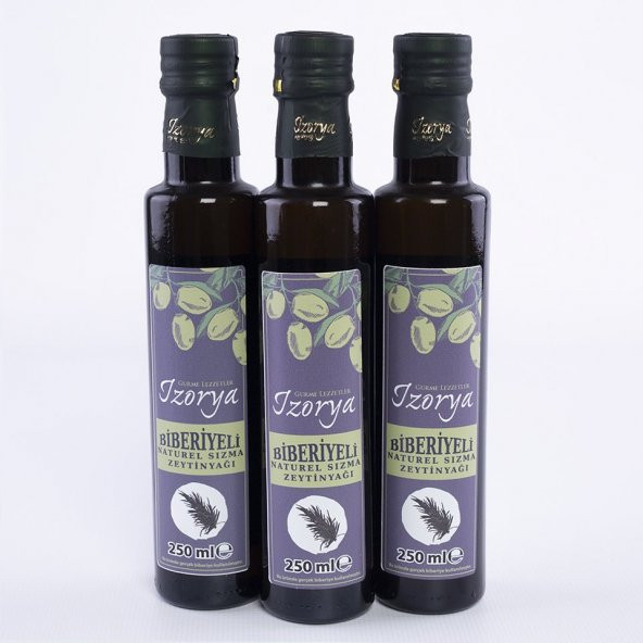 İzorya Gerçek Biberiyeli Zeytinyağı 250ML - 4