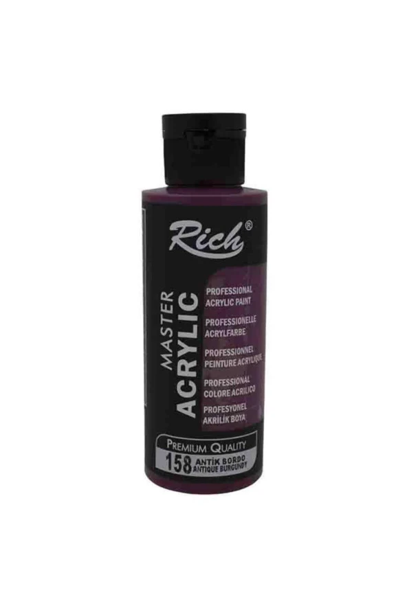 Rich Akrilik Boya 120 CC Antik Bordo Akrilik Boya