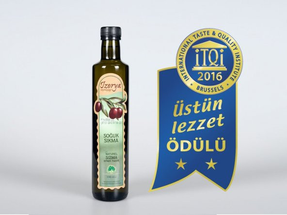 Erken Hasat Zeytinyağı Soğuk Sıkma 0.5L Koyu Renk Cam Şişe - 3