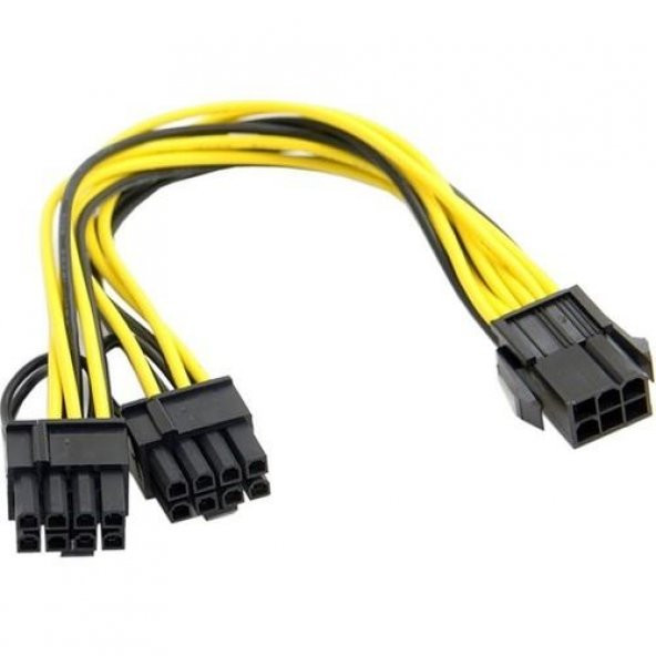 PrimeX PX-4302 6 pin to 2x8 Pin PSU Ekran Kartı Güç Çevirici Kablo