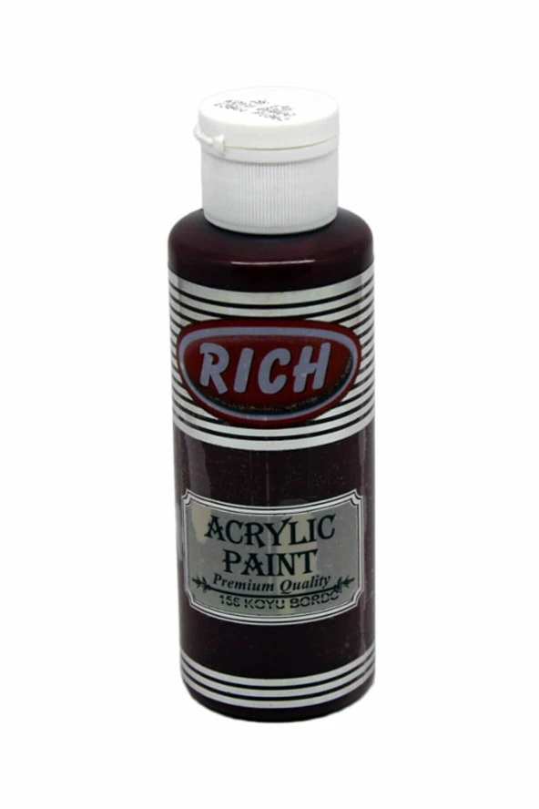 Rıch Akrilik Boya 130 CC Koyu Bordo (Dark Burgundy) AK-130-156