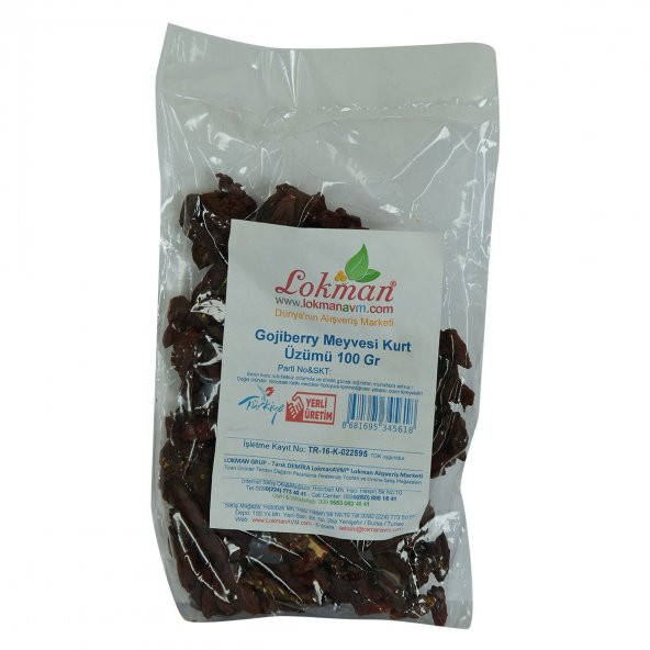 Gojiberry Meyvesi Kurt Üzümü Doğal 100 Gr Paket - 2