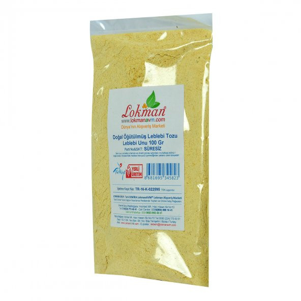 LokmanAVM Leblebi Tozu Leblebi Unu Öğütülmüş Doğal 100 Gr Paket - 3