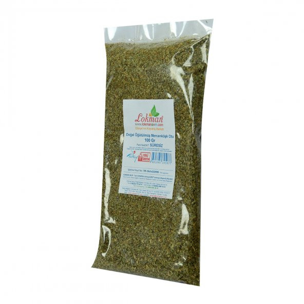 LokmanAVM Mercanköşk Otu Öğütülmüş Doğal 100 Gr Paket - 3