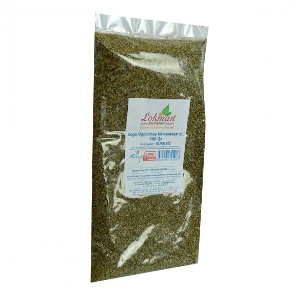 LokmanAVM Mercanköşk Otu Öğütülmüş Doğal 100 Gr Paket - 4