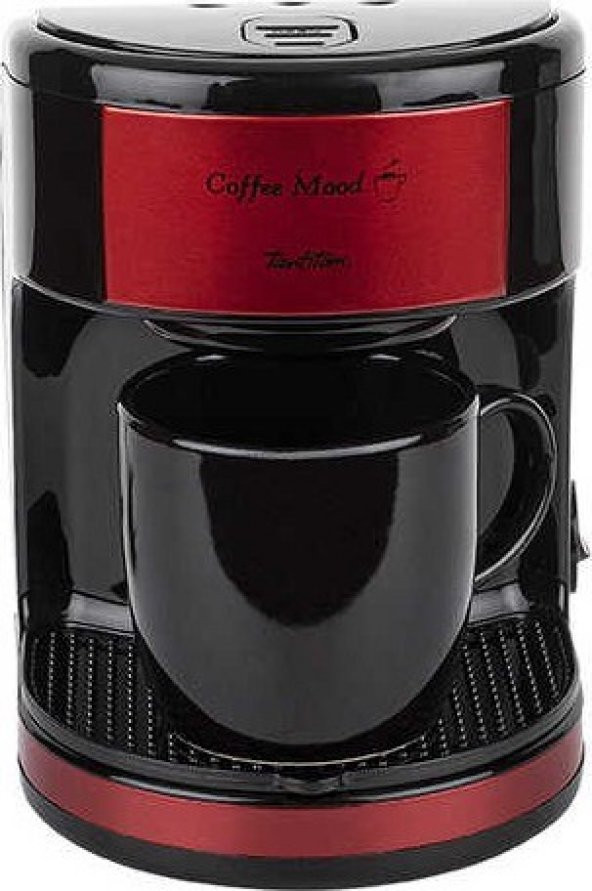 Tantitoni Coffe Mood Filtre Kahve Makinesi - Kırmızı
