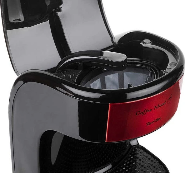 Tantitoni Coffe Mood Filtre Kahve Makinesi - Kırmızı - 2