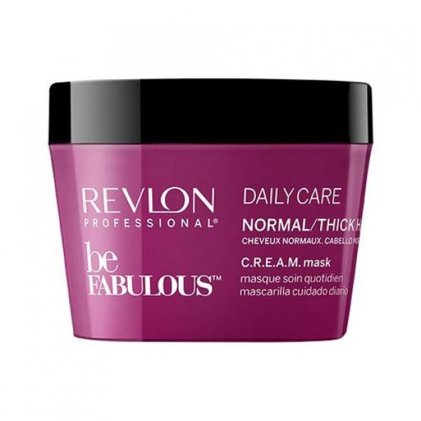 Revlon Be Fabulous Daily Care Normal / Thick Hair Cream Maske 200ml