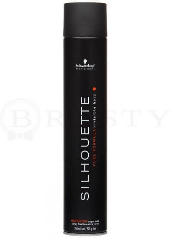 Schwarzkopf Silhouette Pure Formula İnvisible Hold Hairspray Süper Tutucu Saç Spreyi 750ml