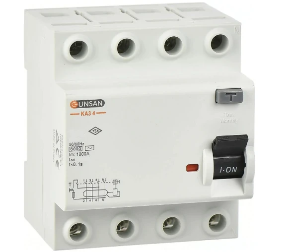 Günsan 4x40A 30Ma Kaçak Akım Rolesi KA3 4-40/30 30Ma