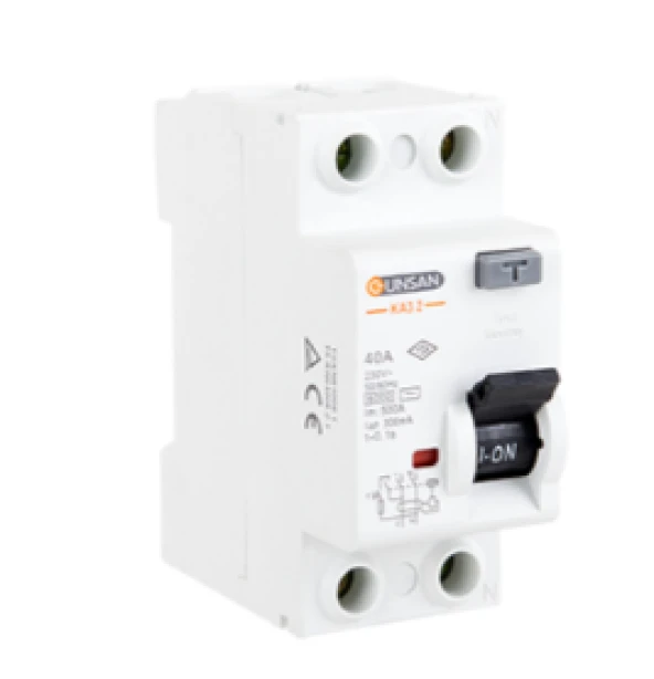 Günsan 2x40A 30Ma Kaçak Akım Rolesi KA3 2-40/30Ma