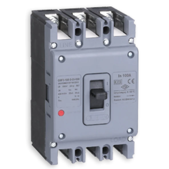 GHF3-250-3-35125 Günsan 3x125A 35Ka Sabit Kompakt Şalter