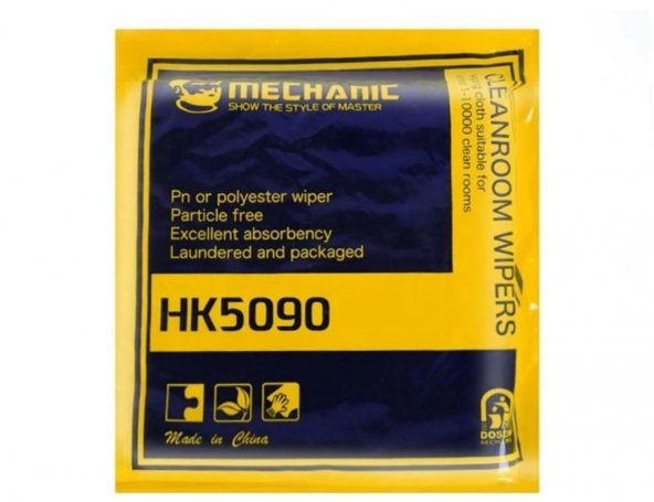 Mechanic HK-5090 Alkolsüz Ekran Temizleme Mendili 20x20cm 100Adet