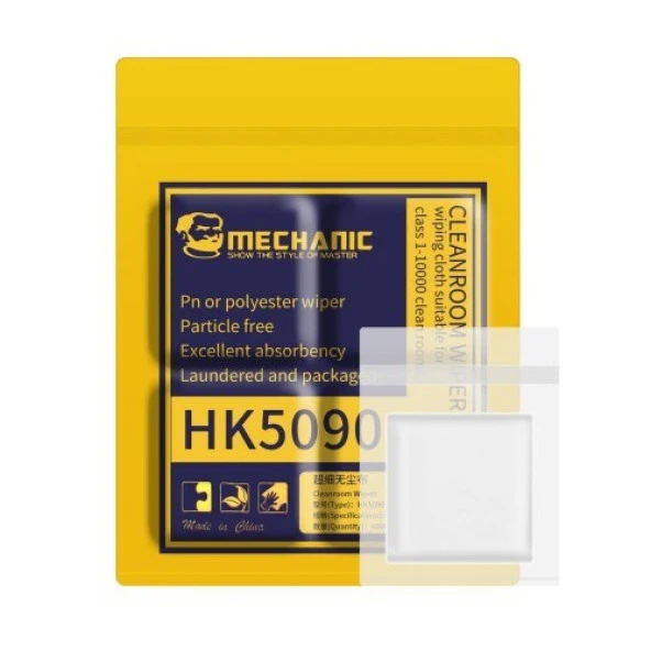 Mechanic HK-5090 Alkolsüz Ekran Temizleme Mendili 5x5 cm 400Adet