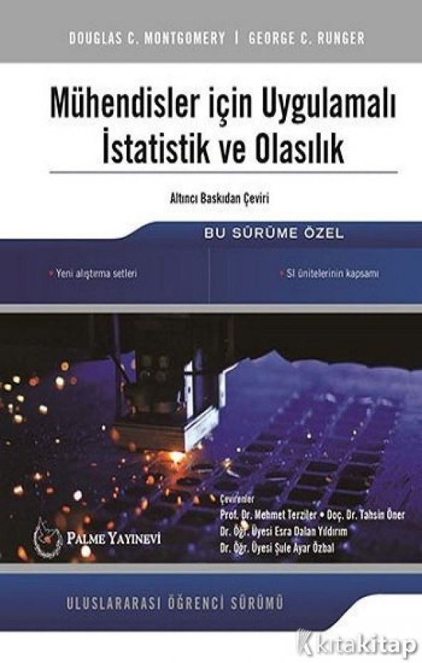 Mühendisler İçin Uygulamalı İstatistik Ve Olasılık