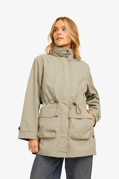 JJXX Jxfreja Kadın Yeşil Parka 12261724-Kelp