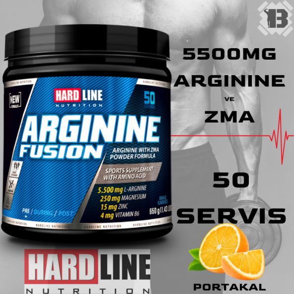 HARDLİNE ARGININE FUSION 5500MG + ZMA 650 GR-YETKİLİ SATICI