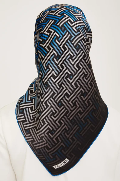 ARMİNE DJ SAF İPEK EŞARP 9011D (S)  (NOSTALJİ SURA) - 5